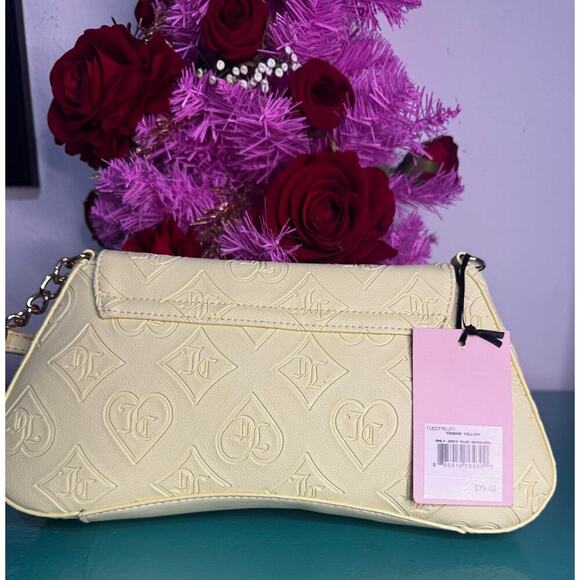 NEW Juicy Couture “Only Juicy” Flap Shoulder Bag – Tender Yellow - Picture 2 of 4